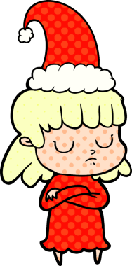 Bir insan tarafından çizilmiş ilgisiz bir kadın çizgi filmi.