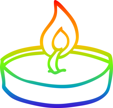 gökkuşağı gradyan çizgi çizimi bir insan tarafından çizilmiş deniz mavisi ışığı