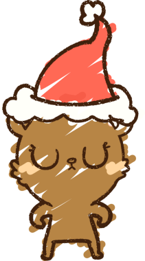 Bir insan tarafından çizilmiş Noel Tebeşiri