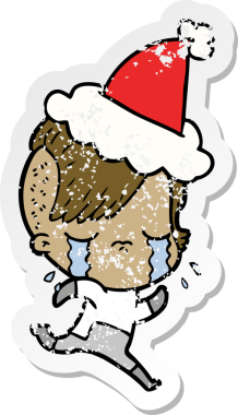 Bir insan tarafından çizilmiş uzay giysileri giymiş, ağlayan bir kızın el yazısı.