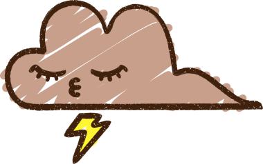 Bir insan tarafından çizilen Bulut Tebeşiri