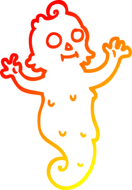 Bir insan tarafından çizilmiş ürkütücü bir karikatür çizimi.