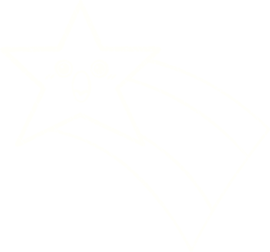 Bir insan tarafından çizilen Kayan Yıldız Tebeşiri