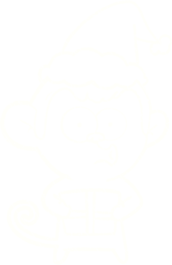 Bir insan tarafından çizilen Şenlikli Maymun Tebeşiri