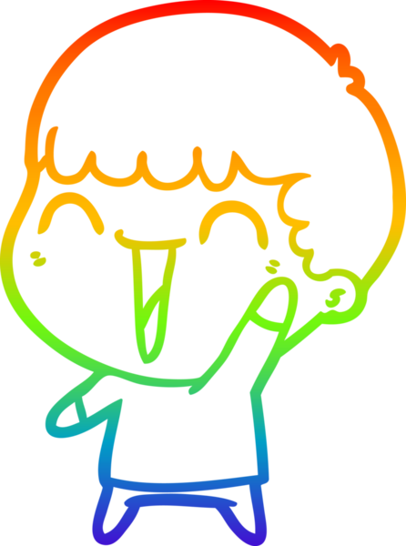 Bir insan tarafından çizilmiş mutlu bir adamın çizgi çizimi.