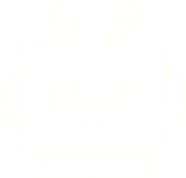 Bir insan tarafından çizilen robot tebeşiri.