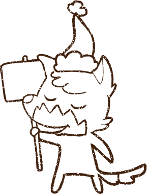 Bir insan tarafından çizilen Kurt Kömürü Festivali