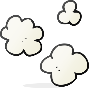 Bir insan tarafından çizilmiş el yazısıyla çizilmiş bir duman.