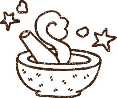 Sihirli Havan Kömürü Bir insan tarafından çizilmiş