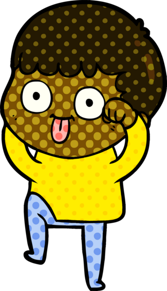 Bir insan tarafından çizilmiş çizgi film adamı.