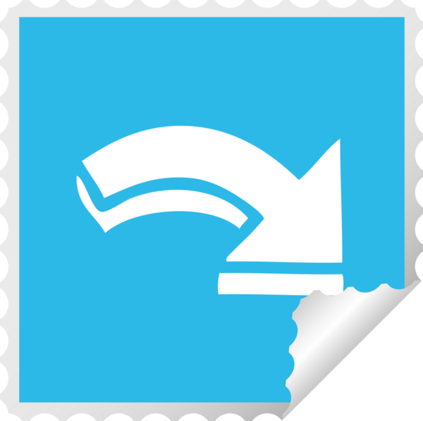 Bir insan tarafından çizilmiş bir okun kare soyulmuş karikatürü.