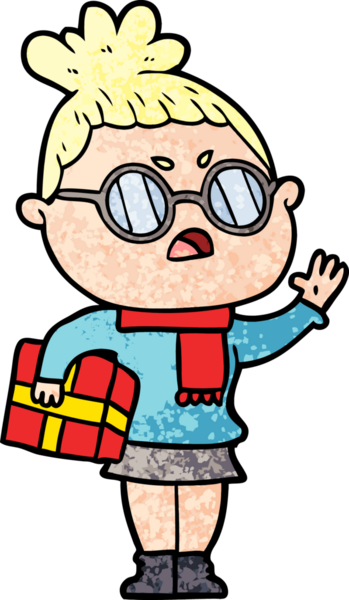 Bir insan tarafından çizilmiş bir karikatür.