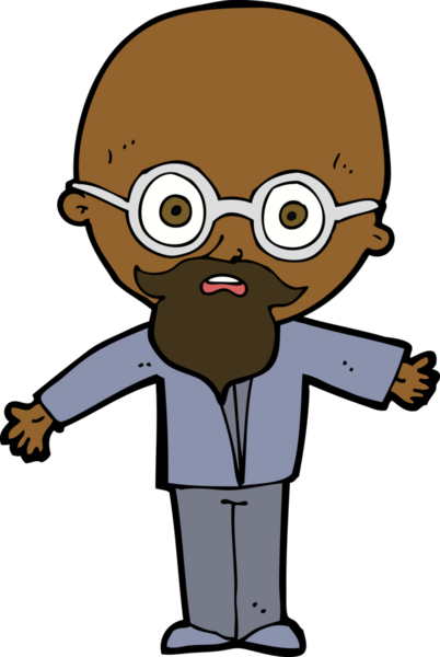 Bir insan tarafından çizilmiş dahi bir bilim adamı.