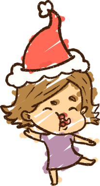 Bir insan tarafından çizilen Noel Kadın Tebeşiri