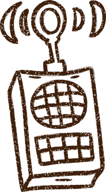 Bir insan tarafından çizilen Telsiz Kömür Çizimi