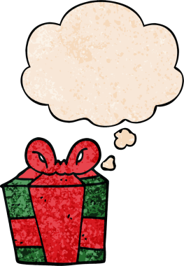 bir insan tarafından çizilmiş grunge doku biçiminde düşünce baloncuğu olan çizgi film