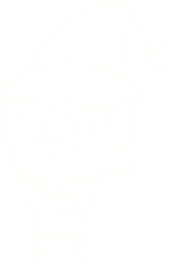 Bir insan tarafından çizilen Şenlik Şarkıcısı Tebeşiri