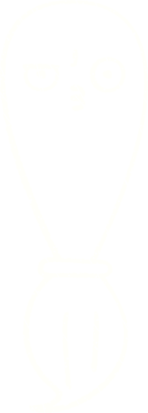 Bir insan tarafından çizilmiş Boya Fırçası Tebeşiri