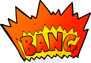 Bir insan tarafından çizilen serbest çizim çizgi film patlaması