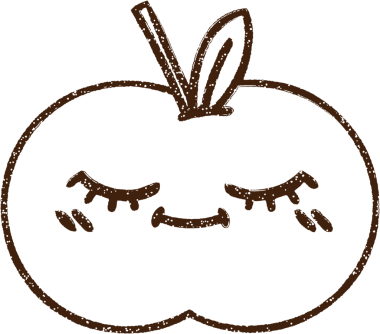 Elma Kömürü Bir insan tarafından çizilmiş