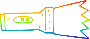 gökkuşağı gradyan çizgi çizimi bir insan tarafından çizilmiş bir çizgi film meşalesi