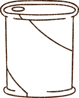 Bir insan tarafından çizilen Kola Kutusu Kömür Çizimi