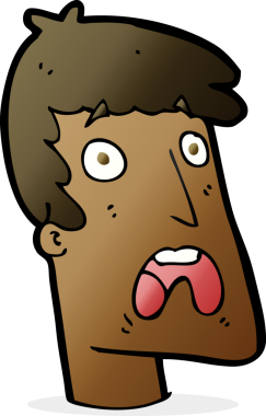 Bir insan tarafından çizilmiş bir karikatür.