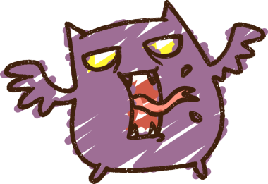 Bir insan tarafından çizilmiş ürkütücü Yarasa Tebeşiri