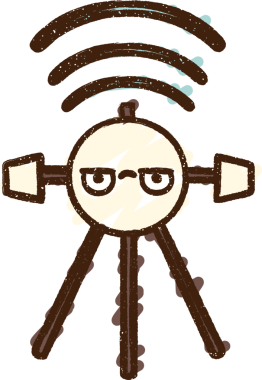 Bir insan tarafından çizilmiş Uydu Sinyali Tebeşiri