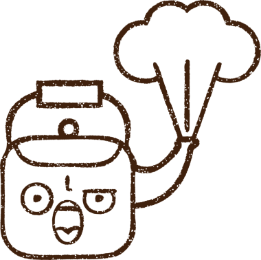 Buharlı Çaydanlık Kömürü Bir insan tarafından çizildi