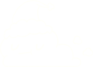 Bir insan tarafından çizilen neşeli Bulut Tebeşiri