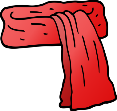 Bir insan tarafından çizilmiş karalama eşarbı.