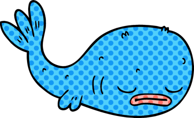 Bir insan tarafından çizilmiş bir balık karalaması.