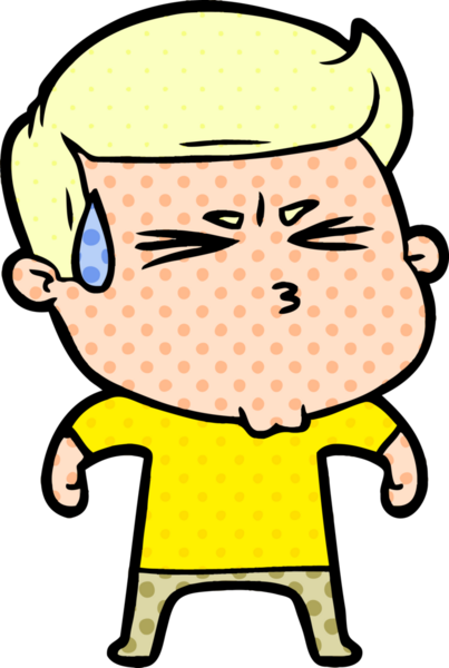 Bir insan tarafından çizilmiş, hayal kırıklığına uğramış bir adam.