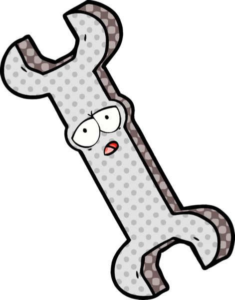 Bir insan tarafından çizilmiş çizgi film anahtarı.