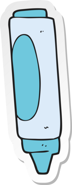 Bir insan tarafından çizilmiş balmumu boya kalemi çıkartması.