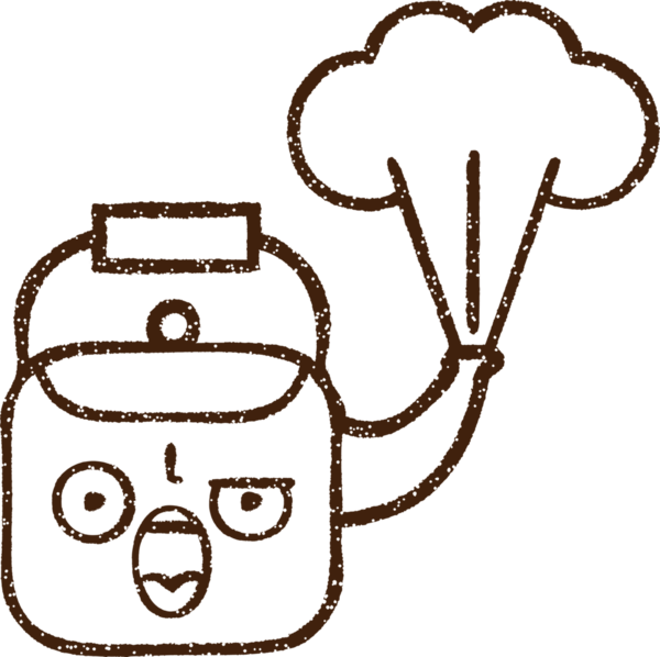 Buharlı Çaydanlık Kömürü Bir insan tarafından çizildi