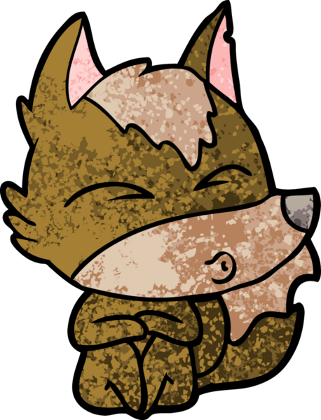 Bir insan tarafından çizilmiş bir kurt düdüğü.