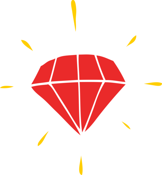 Bir insan tarafından çizilmiş düz renkli dövme elması.