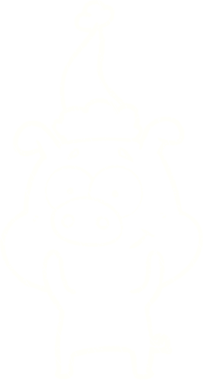 Bir insan tarafından çizilmiş Noel Domuz Tebeşiri