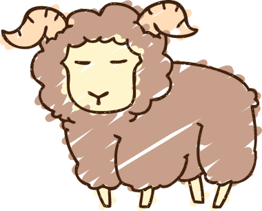 Bir insan tarafından çizilen Ram Tebeşiri