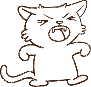 Kızgın Kedi Kömürü Bir insan tarafından çizilmiş