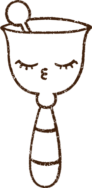 Bir insan tarafından çizilmiş çan kömürü çizimi