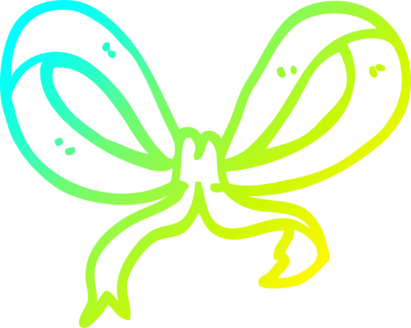 Bir insan tarafından çizilen kırmızı bir çizgi filmin soğuk gradyan çizgisi.