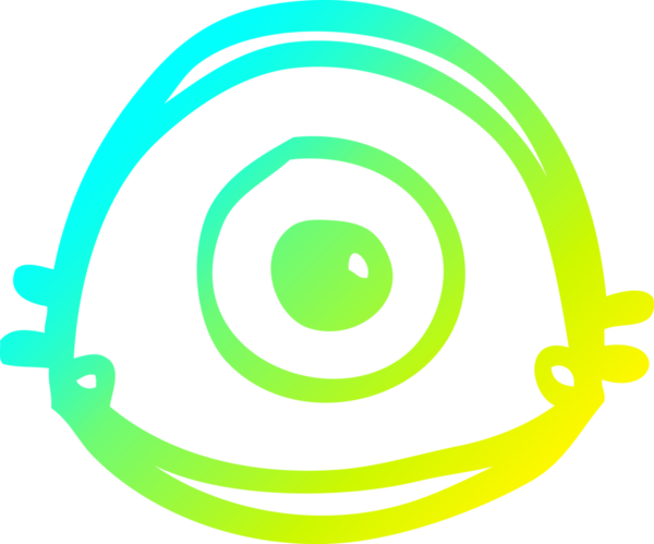 Bir insan tarafından çizilmiş bir çizgi film çizimi.