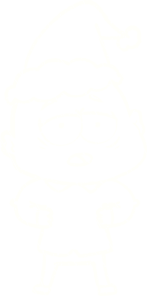 Bir insan tarafından çizilen Noel Adam Tebeşiri