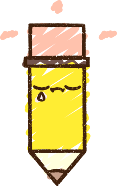 Bir insan tarafından çizilen Ağlayan Kalem Tebeşiri