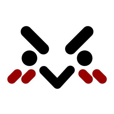 bir insan tarafından çizilmiş rahatsız kuş yüzü simgesi