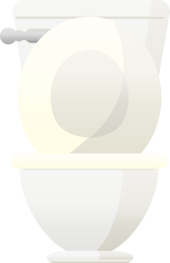 Bir insan tarafından çizilmiş tuvalet grafik çizimi simgesini aç