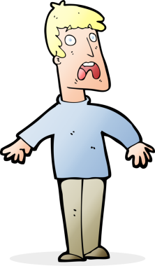 Bir insan tarafından çizilmiş karikatür.